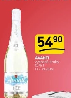 Šumivé nápoje Avanti