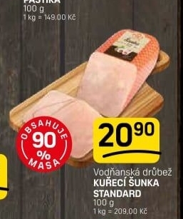 Šunka kuřecí standard Vodňanské kuře