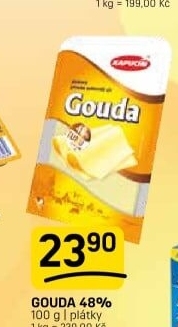 Sýr Gouda 48% Kapucín