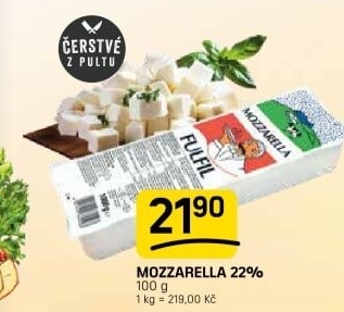 Sýr Mozzarella cihla Fulfil