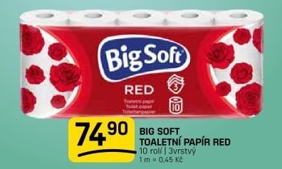 Toaletní papír 3vrstvý Big Soft
