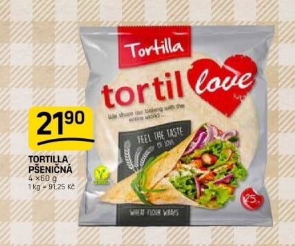 Tortilla pšeničná TortilLOVE