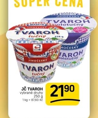 Tvaroh Jihočeský Madeta