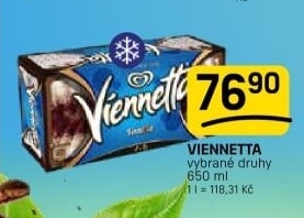 Zmrzlinová roláda Viennetta Algida