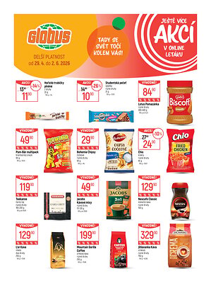 akční leták Globus 29.4.2026-5.5.2026