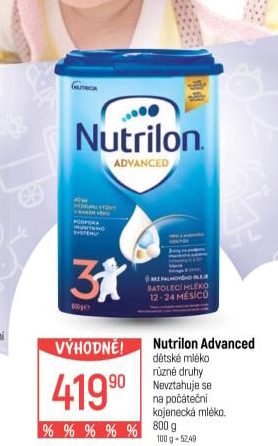 Kojenecká výživa Nutrilon