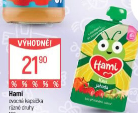 Ovocná kapsička Hami