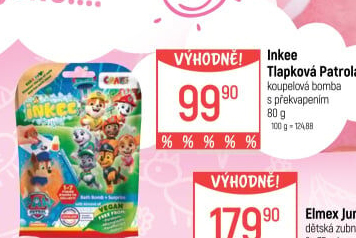 Šumivé koule do koupele Inkee