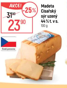 Sýr Císařský uzený Madeta