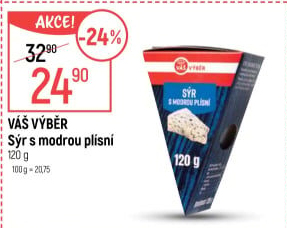 Sýr s modrou plísní Váš Výběr