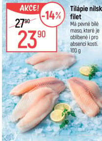 Tilápie nilská filety