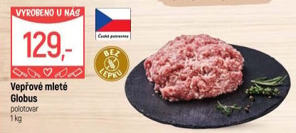 Vepřové mleté maso Globus