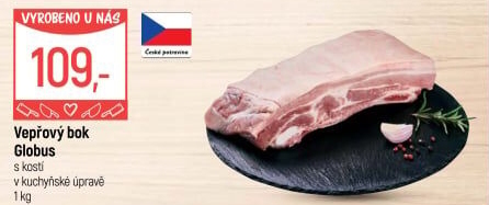 Vepřový bok s kostí Globus