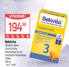 Výživa mléčná Bebivita