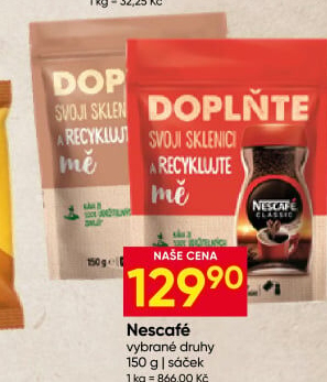 Instantní kávy Nescafé