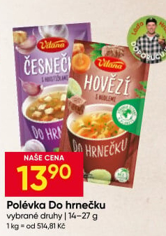 Instantní polévka do hrnečku Vitana