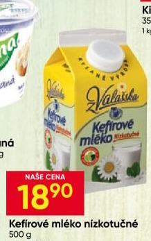 Kefírové mléko neochucené Mlékárna Valašské Meziříčí