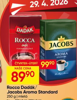 Mletá káva Rocca cafe Dadák