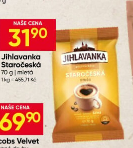 Mletá káva Staročeská směs Jihlavanka