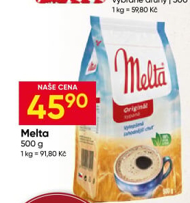 Nápoj instantní obilninový Melta Kávoviny