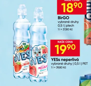 Ochucená voda dětská YESs