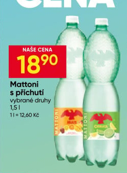 Ochucená voda Mattoni