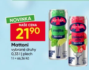 Ochucená voda Mattoni