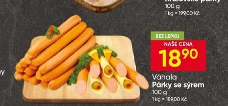 Párky se sýremVáhala