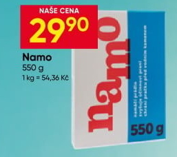 Prací prášek Namo