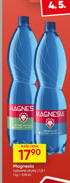 Přírodní voda Magnesia