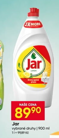 Prostředek na nádobí Jar