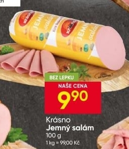 Salám jemný Krásno