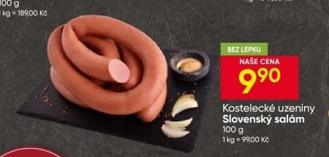 Salám slovenský točený Kostelecké uzeniny