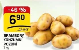 Brambory konzumní pozdní