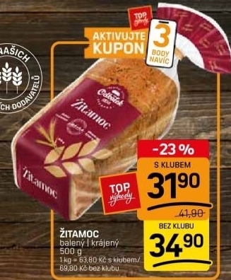 Chléb Žitamoc Odkolek