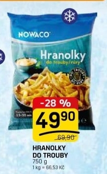 Hranolky mražené Nowaco