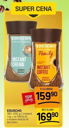 Instantní kávy Eduscho