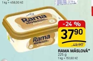 Margarín máslová příchuť Rama