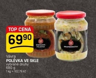 Polévky Uzenářství Vávra