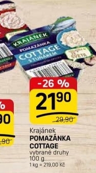 Pomazánka Cottage Krajánek