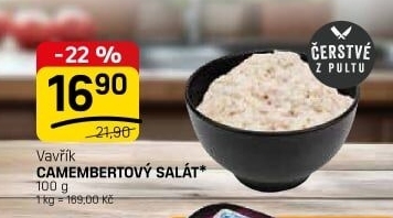 Salát camembert Lahůdky Vavřík