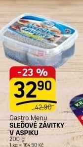 Sleďové závitky v aspiku Rybex