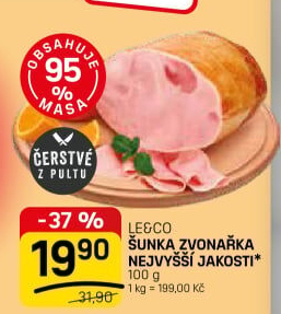Šunka Zvonařka nejvyšší jakosti LE&amp