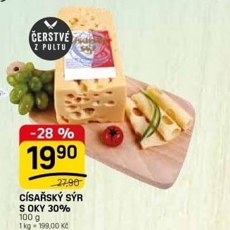 Sýr Císářský 30% Madeta