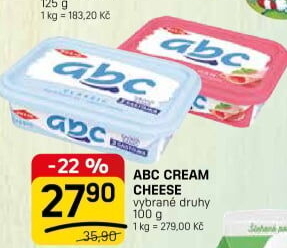 Sýr Cream Cheese ABC Belje