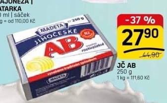 Tuk Jihočeské AB Madeta