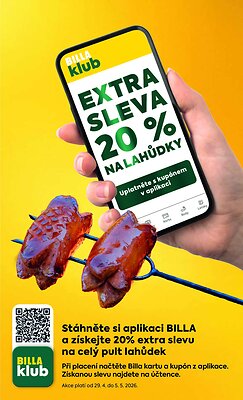 akční leták BILLA 29.4.2026-5.5.2026