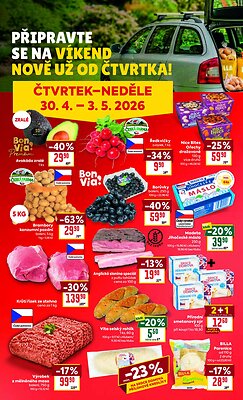 akční leták BILLA 29.4.2026-5.5.2026