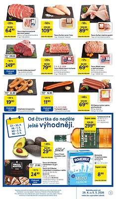 akční leták Tesco 29.4.2026-5.5.2026
