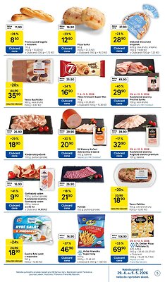 akční leták Tesco 29.4.2026-5.5.2026